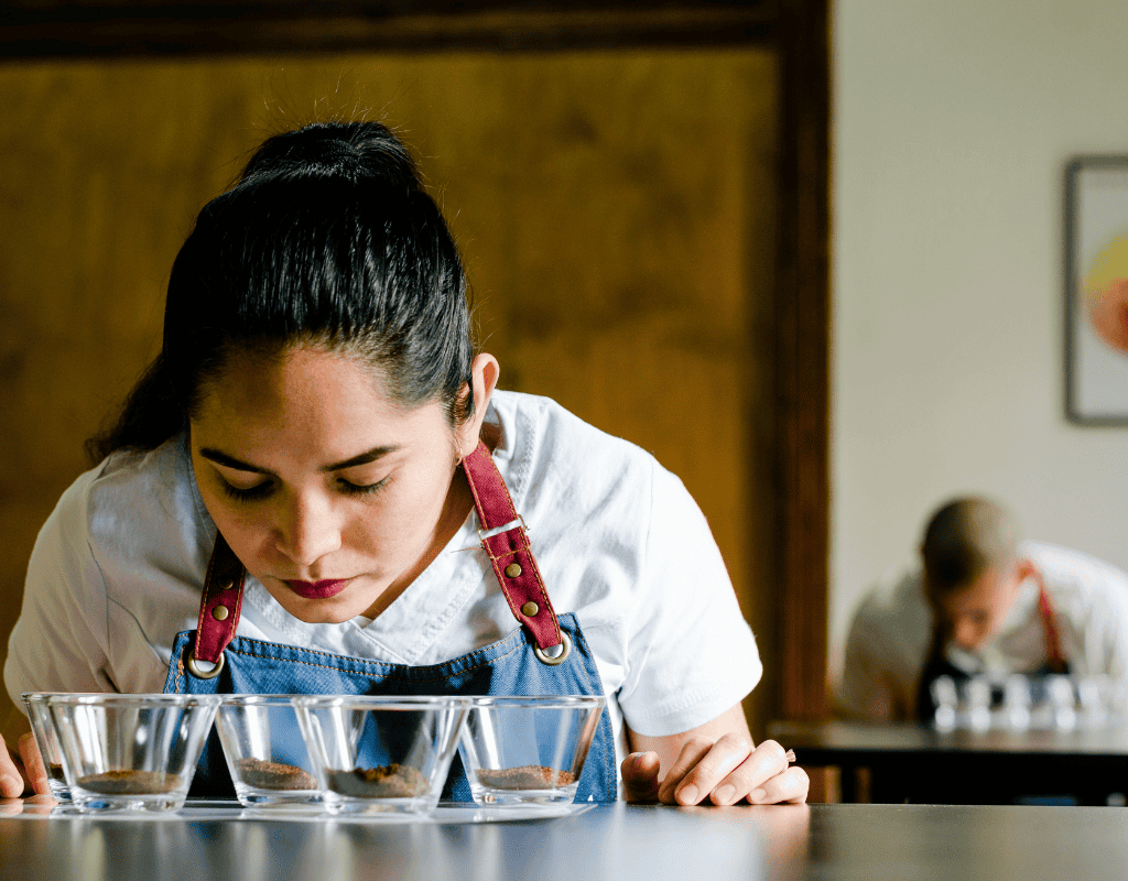 Q Graders (profesionales formados por la SCA para identificar la calidad sensorial del café)